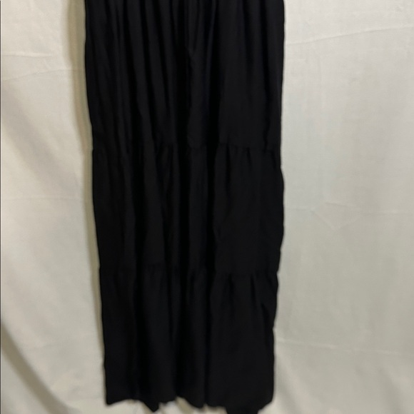 NWOT Black Tiered Lace Maxi Dress - Picture 7 of 7